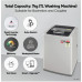 Washing Machine: LG 7 Kg 5 Star Inverter TurboDrum Fully Automatic Top Loading Washing Machine (T70SPSF2Z, Waterfall Circulation, Smart Motion, Middle Free Silver)